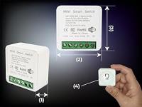 LED ATOMANT Módulo Relé Mini Interruptor WiFi Inteligente, CON NEUTRO, 2 Canales, Compatible Alexa, Google Home, Smart Life, Control Remoto App, Automización Hogar, Ideal Iluminación LED 400W, Domótica, Fácil Instalación - details 7