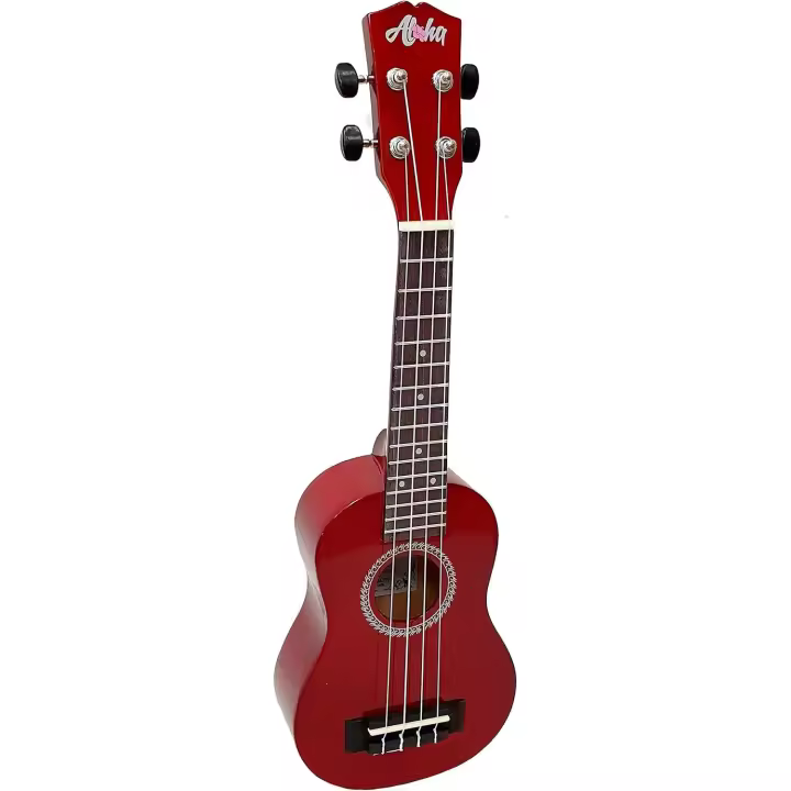 ukelele soprano en color rojo  JM Forest Aloha SK2100RD de 21" pulgadas perfecto para empezar a tocar. - 1