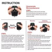Control Remoto Inalámbrico 433MHZ Para Puerta De Garaje Y Rollos Copia De Frecuencia Completa Multi-frecuencia Sin Batería - details 6