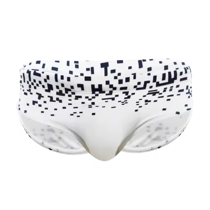 Bragas De Natación Para Hombre Briefs Sexys De Cintura Baja Estilo Triangular Short De Baño Patchwork Color Surf - 1