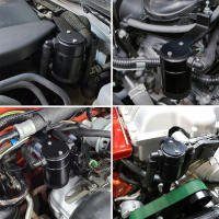 Separador De Aceite Para Coche Oil Catch Can Negro Compatible Con Chevy Suburban GMC Tahoe Silverado 1500 Sierra 1500 2021-2022 Material De Aleación De Aluminio - details 8