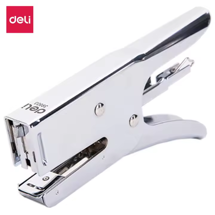 DELI Plier Stapler 24/6 Máquina De Clavos De Metal De Gran Capacidad Para Oficina Herramienta De Encuadernación Tamaño Normal - 1