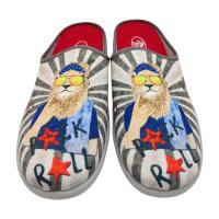 Zapatillas de casa para hombre de verano con puntera cerrada Marca Flossy cómodas, flexibles, ligeras y gran confort , con plantilla extraíble y suela perfumada , antideslizante , fabricadas en España ,suaves y tiernas. Calzado para el hogar ideal - details 0