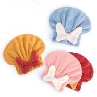 Gorro De Secado Rápido Para Cabello Seco Super Absorbente Con Lazo Accesorios De Baño Lindos Y Nuevos Algodón Tejido Cebolla Capa De Poliéster / Algodón Origen Zhejiang China - details 3