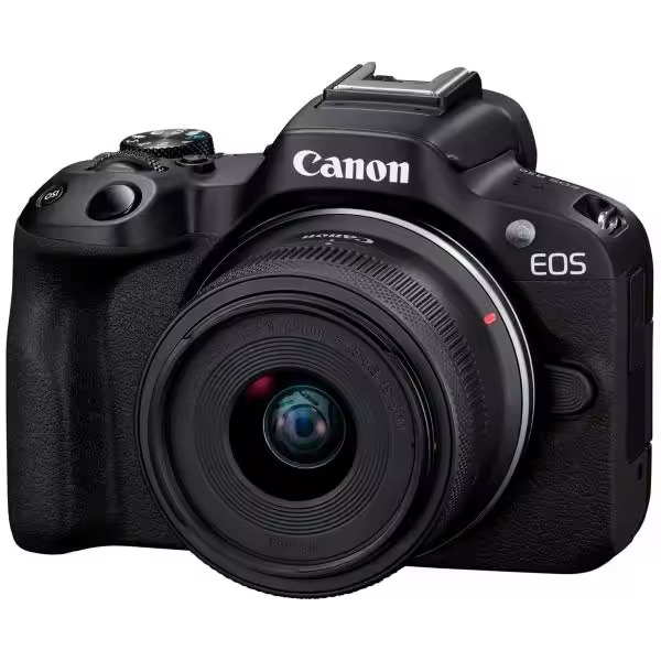 Canon Eos R50 Black + Objetivo Canon Rf-s 18-45mm Is Stm - Cámara Mirrorless - 1