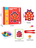 Juego Educativo Montessori De Clip De Bolas Para Niños Juguete De Entrenamiento De Motricidad Finas Y Concentración Logica Clasificación De Colores - details 15