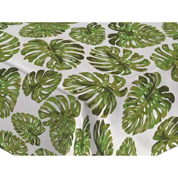 Mantel Resinado Antimanchas Resistente al Agua Hojas Tropicales - Hulehule Tex - 1