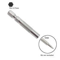 Adaptador De Destornillador 2pcs Hex Shank 6.35mm Insert Bits Adaptador Para Destornillador Eléctrico Soporte De Enchufe De 4mm Herramienta Manual - details 4