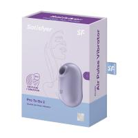 SATISFYER SUCCIONADOR MODELO PRO TO GO 2 ESTIMULADOR Y VIBRADOR DOBLE COLOR VIOLETA JUGUETES SEXUALES - details 0