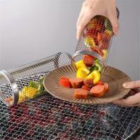Juego De Asado Al Aire Libre En Acero Inoxidable Set De Barbacoa Portátil Con Relleno Redondo Para Camping Accesorio De Cocina Multifuncional - details 4