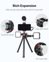 VIJIM Ulanzi MT-33 Trípode Flexible De Octopus Para Cámara De Teléfono DSLR Diseño 2 En 1 Con Soporte Para Teléfono Y Enchufe Frío Lado Con Tornillo 1/4 - details 3