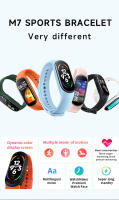 M7 smart bracelet, color screen sports bracelet, multifunctional bracelet with pedometer, heart rate, blood pressure, sleep music - details 0