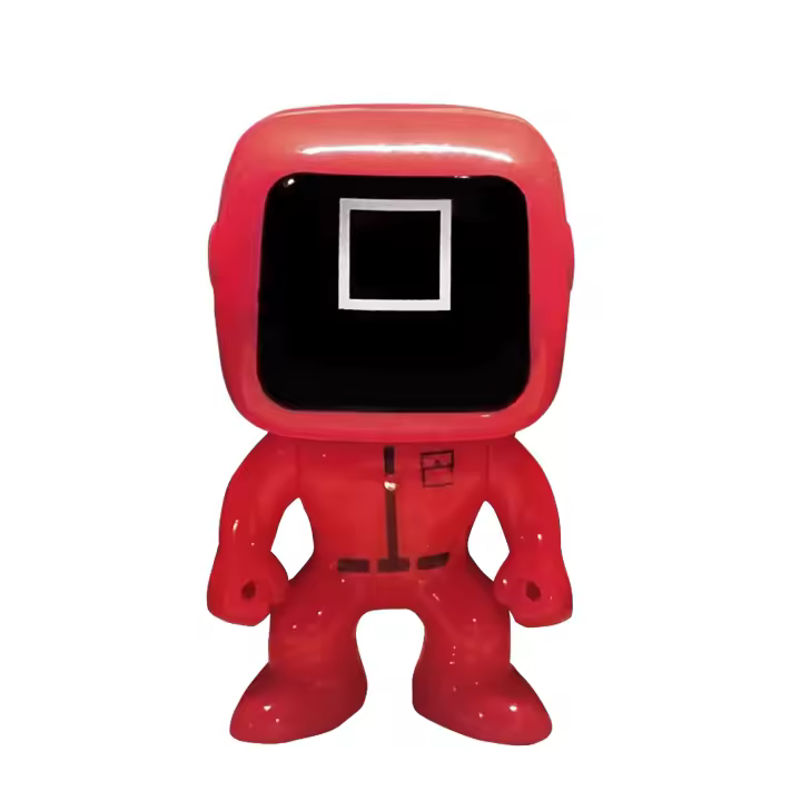 DAM. Squid Figura con luz 10 cms. Vigilante cuadrado. 6x5x10cm. - 1
