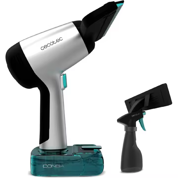 Cecotec Conga Rockstar 3700 Glass - Aspirador de Ventanas 3 en 1 con Autonomía de 30mins - 1