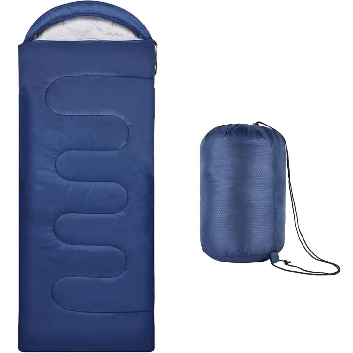 BIT Saco de Dormir Ultraligero, para una Sola Persona de 4 Estaciones para Adultos y Niños, Saco de Dormir Cálido e Impermeable