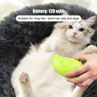 Cepillo De Vapor Para Gatos Y Perros Eléctrico 3 En 1 Cepillo Flotante Para Pelos Encrudos Cepillo De Peluquería Para Mascotas - details 11