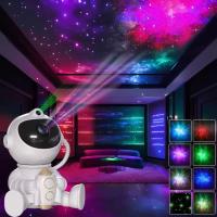 Proyector De Estrellas Galácticas LED Astronauta Rocket Luz De Noche Para Decoración De Habitación Regalo Para - details 0