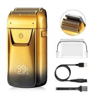Afeitadora Eléctrica Multifuncional Para Hombres Recargable Impermeable Potente Para Uso Doméstico Y Viajes Shaving Essential - details 2
