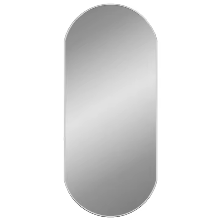 Espejo de pared ovalado Plisado 80x35 cm, Espejo de maquillaje - 1