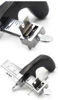Cortador De Correa De Cuero Profesional QJH Con 2 Hojas De Corte Ajustable Herramienta De Corte Manual Para DIY Y Artesanía - details 2