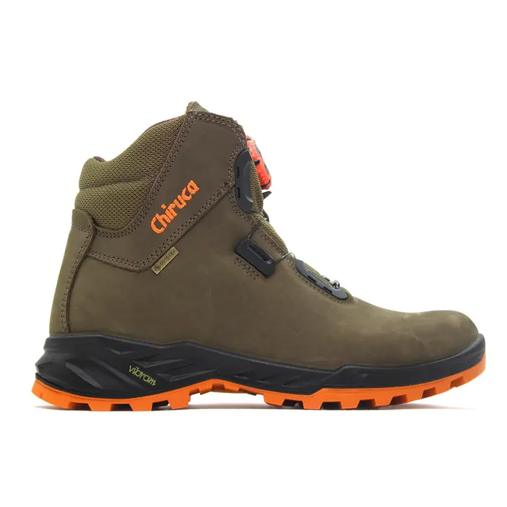 Chiruca CARES BOA HI VIS Botas de goretex,impermeable,boa,cierre con botón,suela vibram,de montaña,senderismo,campo, para caballero - 1