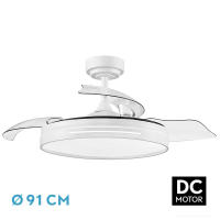 FABRILAMP - Ventilador de techo Mini Micenas de 48W 107cm - ¡Ideal para elegancia y comodidad en tu hogar! - details 2