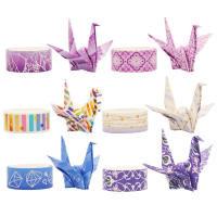Set De 12 Rolls De Cinta De Washi Estelar Dorada Y Morada Para Scrapbooking Cinta De Máscara Láser Serie De Constelaciones Adhesivo De Tela Para Manualidades Y Estación De Oficina - details 7