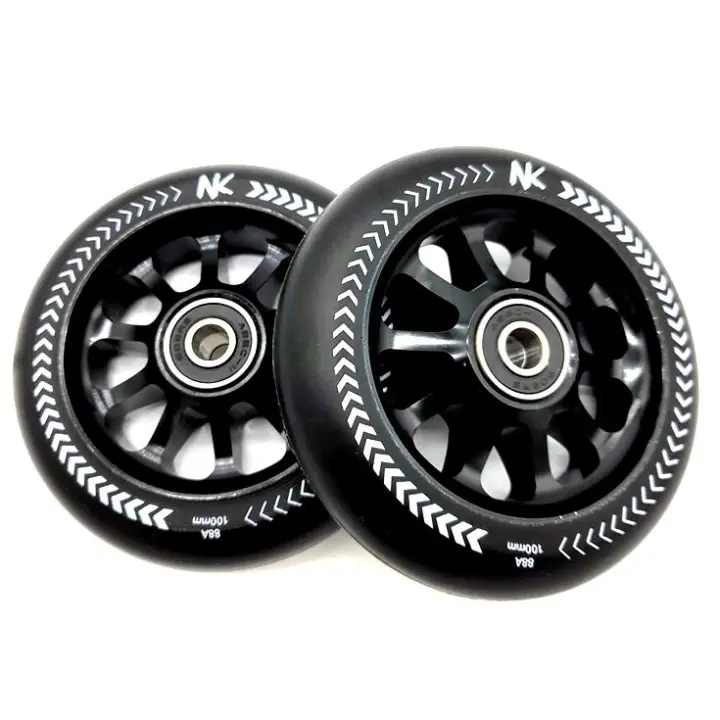 Pack de 2 ruedas Spin Nokaic de 100 mm para Scooter Freestyle - 1