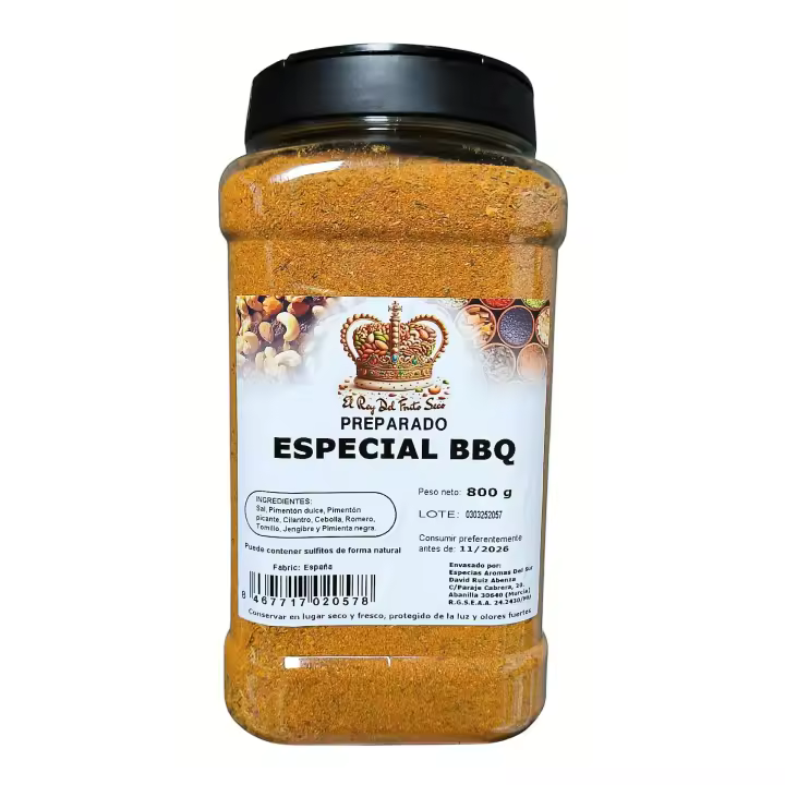Preparado Especial BBQ 800g - Preparado Barbacoa - El Rey del Fruto Seco - 1
