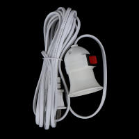 Soporte De Bombilla Con Interruptor E27 2.5/4M Cable Plug-in Para Lámpara Colgante Estilo Americano Portátil Base De Luz 1PC - details 5