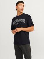 Jack & Jones Hombre Camiseta de Algodón Serie Varsity Logo estampado Moda Casual Informal Ref 257579 - details 7