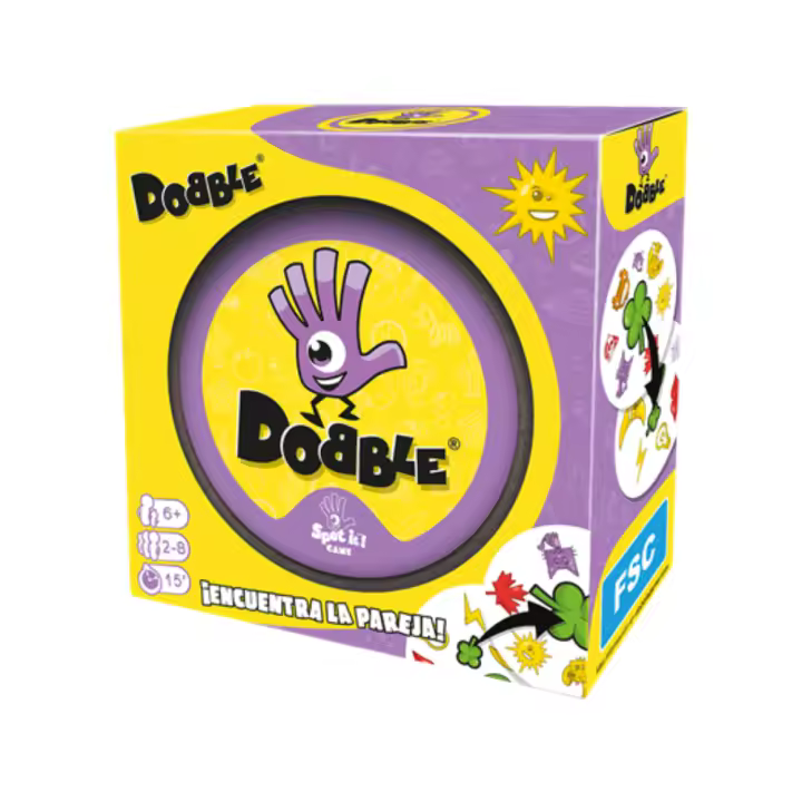 JUEGO DE CARTAS - DOBBLE, ASMODEE, +6 AÑOS, TIENDA CON LICENCIA OFICIAL, ENVIO EN 24-48 HORAS EN PENÍNSULA, DIVERSION, ACTUALIDAD, JUGUETES, JUEGOS DE MESA, AMIGOS, NIÑOS, CARTAS - 1