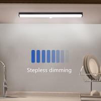 Luz Nocturna LED Sin Cable Con Sensor De Movimiento Para Armario Cocina Pasillo Dormitorio Luz Inteligente Recargable USB - details 8