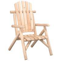 vidaXL Silla de jardín madera maciza de abeto 68x86x103 Natural, Marrón oscuro, Conjunto Terraza Muebles Jardín Exterior Juego de Muebles de jardín Mueble Jardín Exterior Muebles de Salon Exterior - details 0