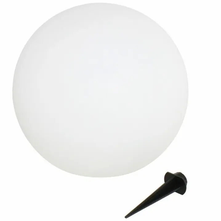 Gerimport Lámpara Solar Jardín Bola LED RGB 30cm Recargable con Mando a Distancia - 1
