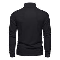 Camisa Polo Para Hombre AIOPESON 2023 Con Bordado De Ciervo Manga Larga Color Sólido Estilo Casual Business Anti-Shrink - details 12