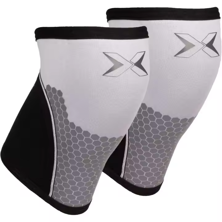 PICSIL Rodillera Neopreno Cross Training Hex Tech, 5mm, 2 Rodilleras Para Powerlifting y Halterofilia, Soporte Adicional, Unisex - 1