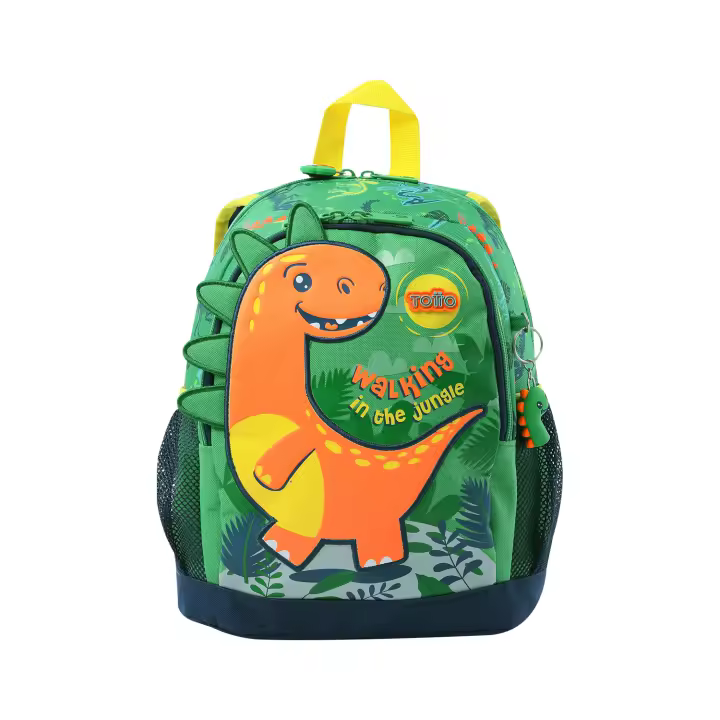 Totto Mochila infantil  Dinomax -Dimensiones:25.5 x 32 x 11 cm-Material: Poliester - 1