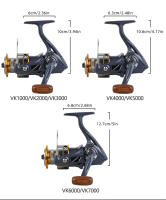 Carrete De Pesca Spinning BILLINGS 12KG Arrastre Máximo Para Agua Dulce Y Salada Con Carril Metálico Interchangeable Izquierdo/Derecho - details 7