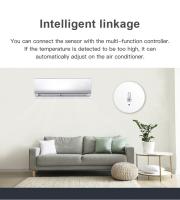 Sensor De Temperatura Y Humedad ZigBee Mini Tuya Para Interior Compatible Con Alexa Y Google Home Control Por Voz - details 2