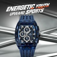 Reloj De Pulsera Deportivo NAVIFORCE NF7105 Para Hombres Con Banda De Silicona Resistente Al Agua Y Luminosidad Fecha Calendario Completo - details 0