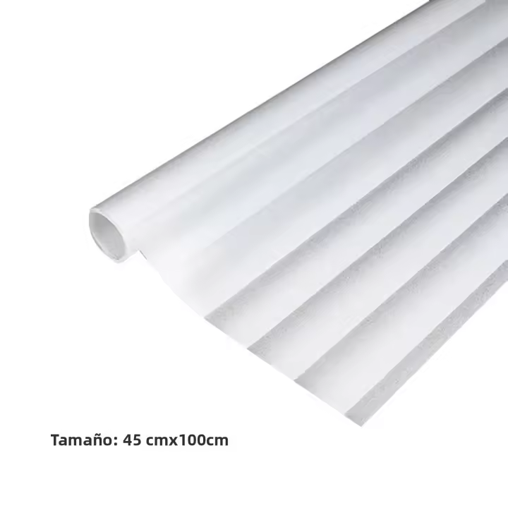 Película De Privacidad Para Ventanas Vidrio Horizontal Adhesivo Sin Glue Transmisora De Luz Decorativa Para Oficina Y Hogar - 1