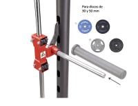 SMITH MACHINE/MAQUINA SMITH HOME HMS PREMIUM ATLAS X1 PARA DISCOS DE 30mm y 50 mm - details 0