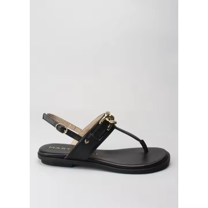 sandalia cadenas napa negro MARTINELLI - 1