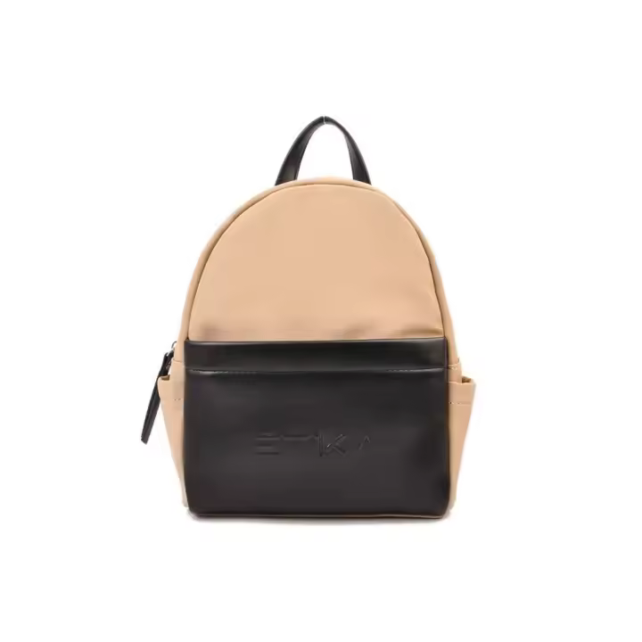 Etika B30112 Mochila Marlene para mujer en negro de piel vegana - 1