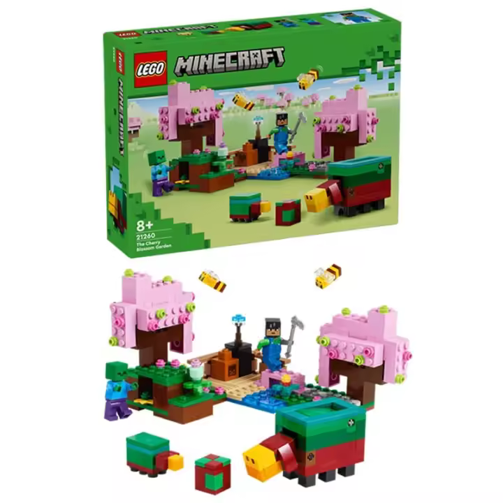 LEGO LEGO Minecraft 21260 El Jardín de Cerezos en Flor contiene 304 piezas - edad a partir de 8+ años 24L21260 - 1