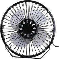 Mini ventilador portatil de 6 pulgadas, USB, cuerpo y aspas de metal - details 3