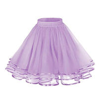 Falda Tutú Para Mujer De 50 Cm Cintura Elástica Versátil Mini Falda Flareada Casual Para Ballet Y Performance Material De Poliéster - details 4