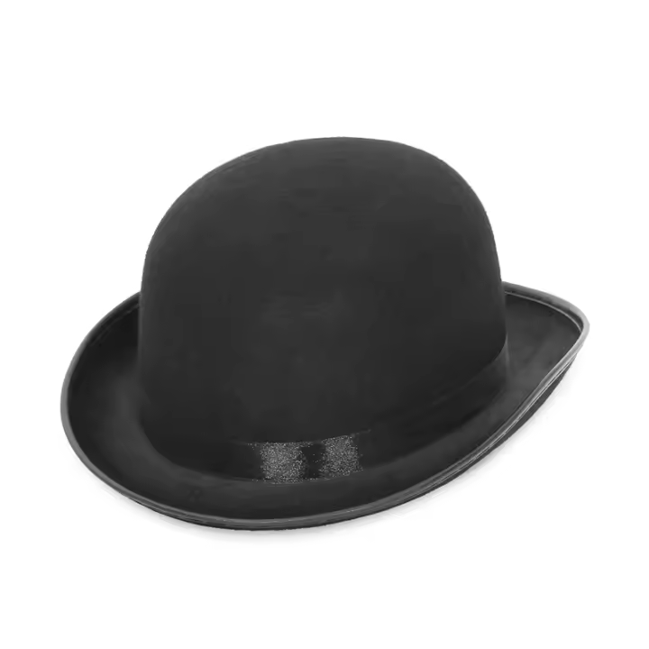 Sombrero De Mago Para Hombres Y Mujeres Sombrero De Jazz Gentilhombre Sombrero Negro Rojo Para Fiesta Sombrero De Bocadora - 1