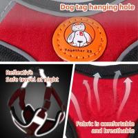 Harnés Reflectante Para Perro Ajustable Sin Pulla Con Correa De Nylon Sostenible Y Logo Reflectante Clásico Y Sólido Para Caminar - details 23
